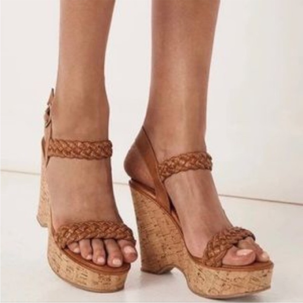 Spell Aquarius Plaited Wedge - NWT 42